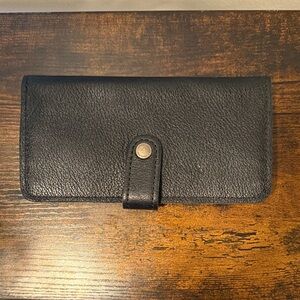 Portland Leather Black Wallet